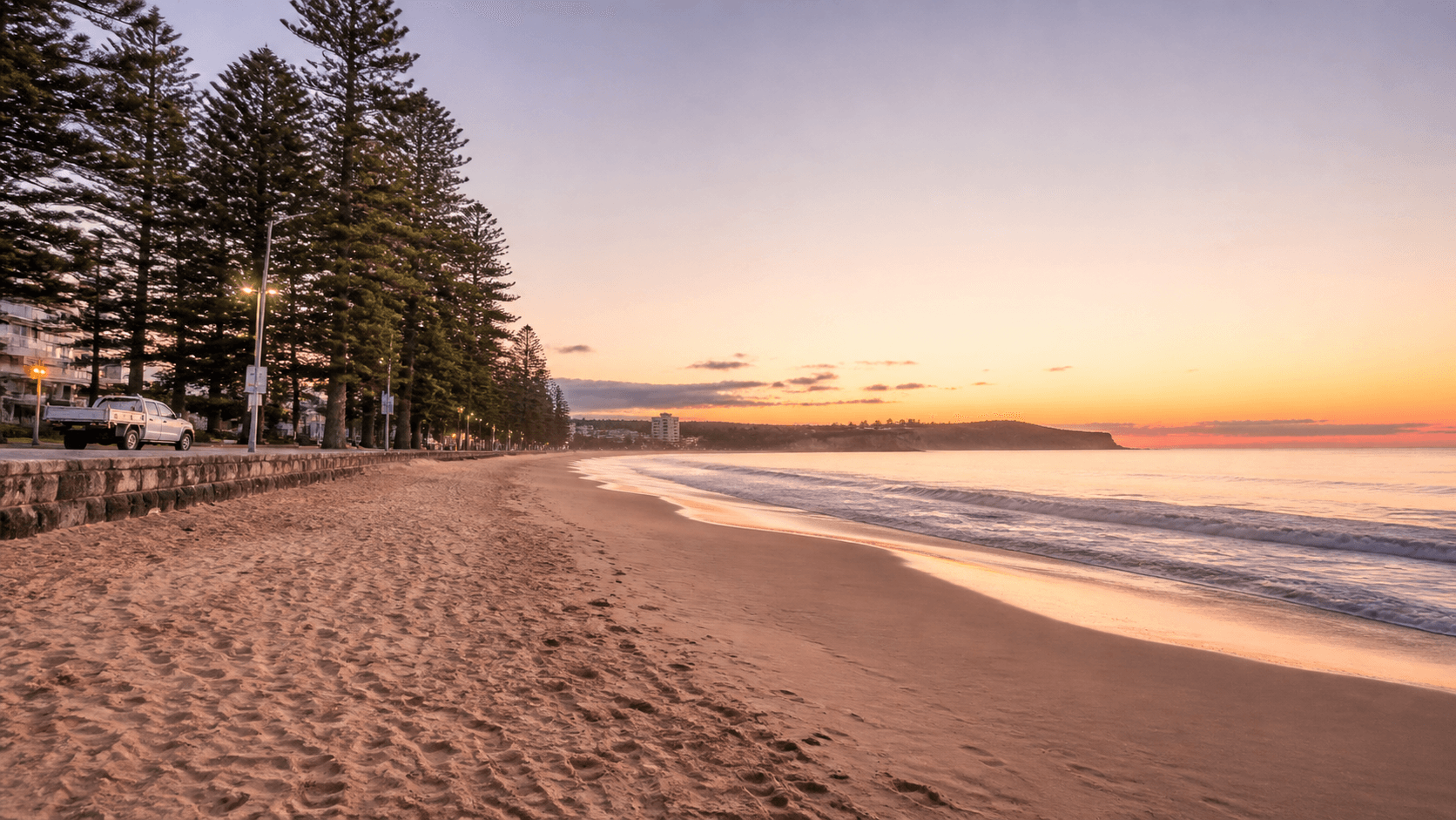 Eastern Sydney at sunset
